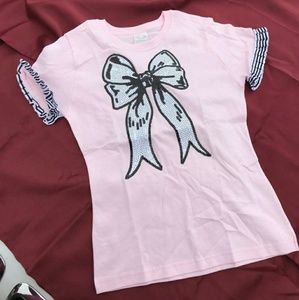 Adorable Light Pink Bow Top